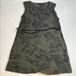 Apt 9 Olive and Black Mini Dress